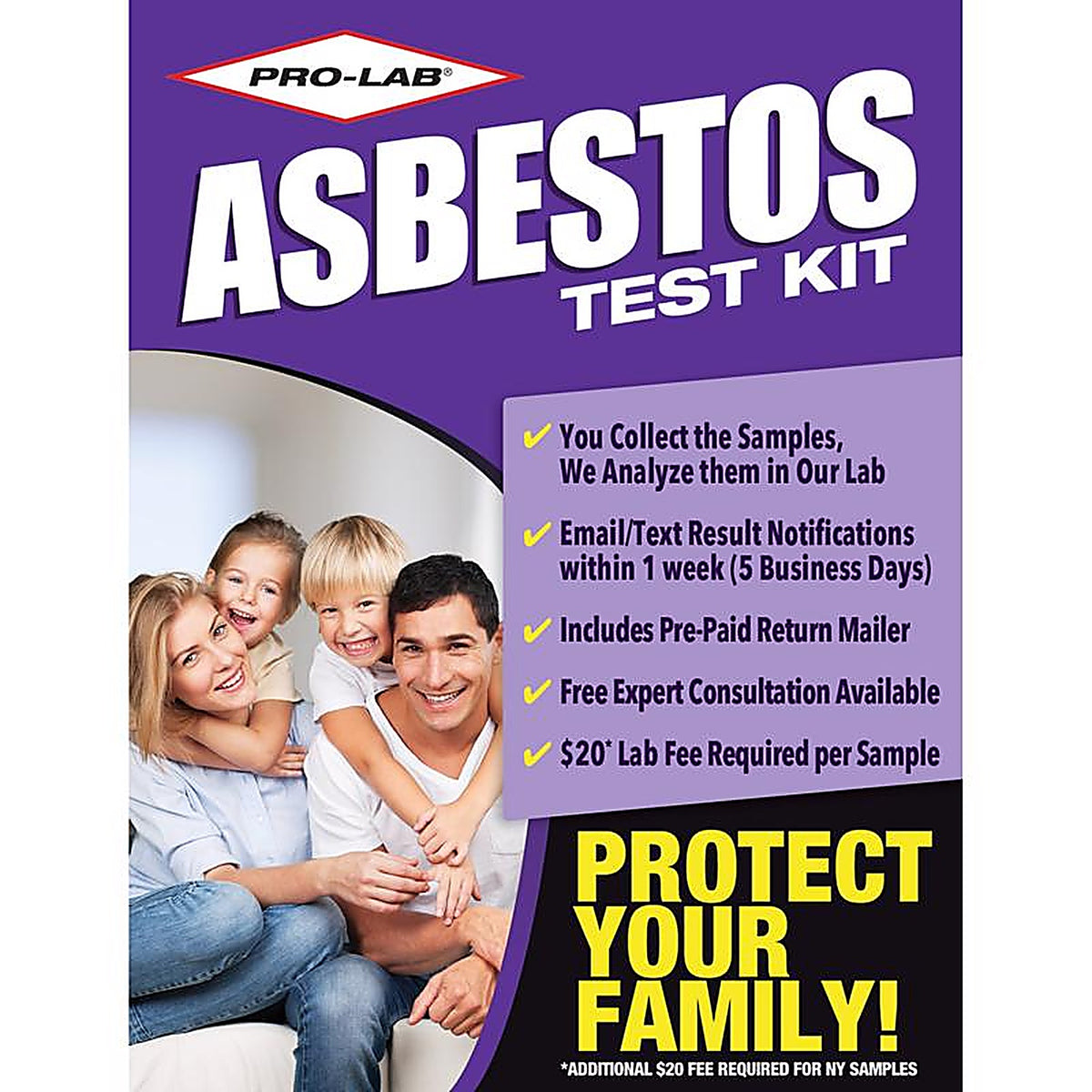 Pro-Lab - AS 108 - Asbestos Test Kit 1 Pack