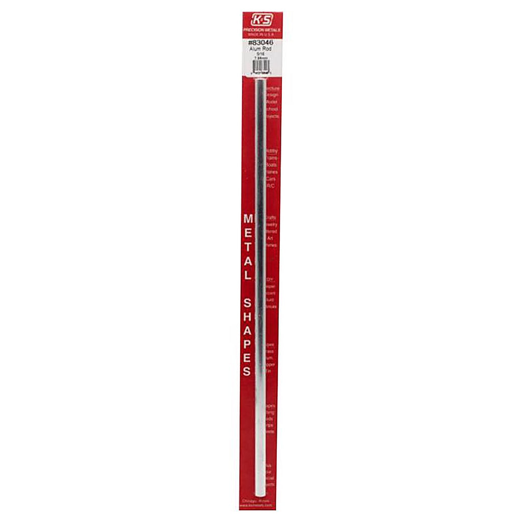 K&S - 83046 - 12 In. L X 5/16 In. D Aluminum Rod 1 Pack
