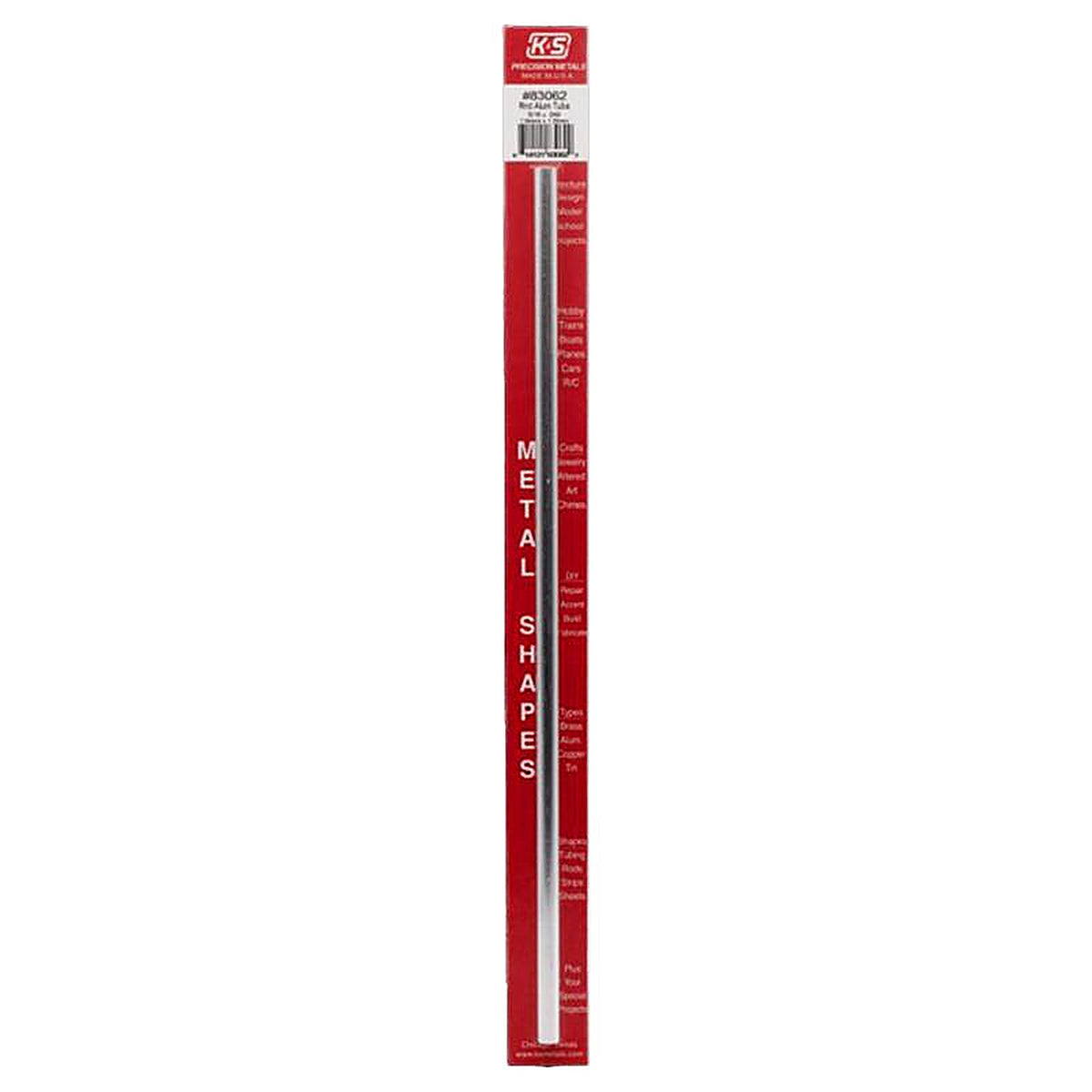 K&S - 83062 - 5/16 In. D X 12 In. L Round Aluminum Tube