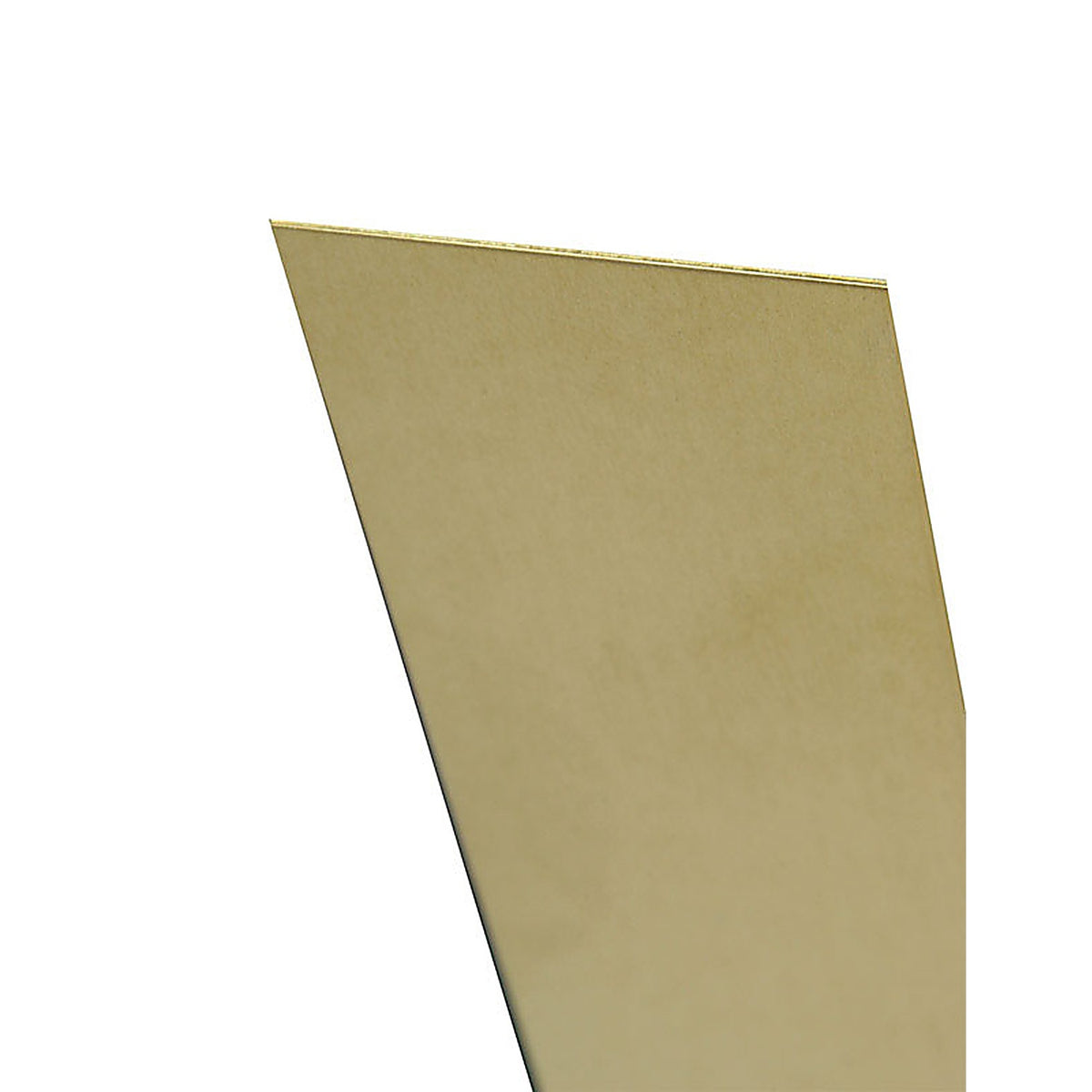 K&S - 16407 - 0.032 In. X 6 In. W X 12 In. L Mill Brass Plain Sheet Metal