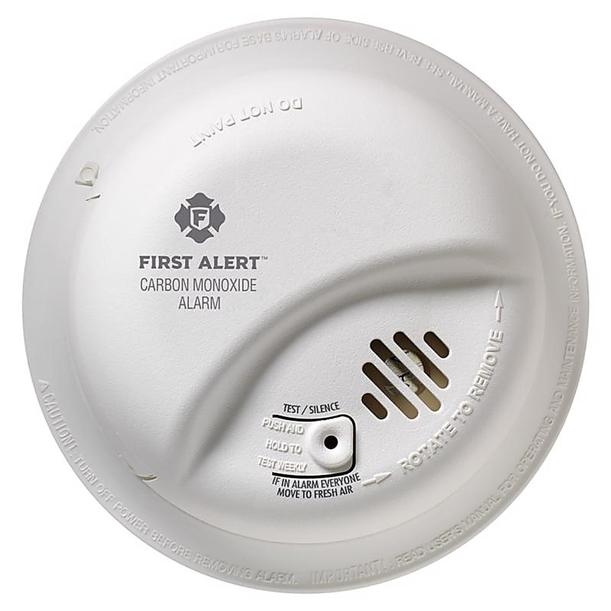 BRK - CO5120BN - Brake Hard-Wired w/Battery Back-Up Electrochemical Carbon Monoxide Detector