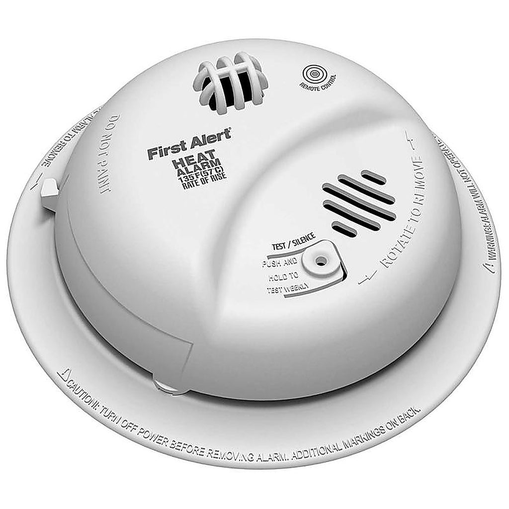 First Alert HD6135FB Hard-Wired w/Battery Back-up Ionization Heat Alarm