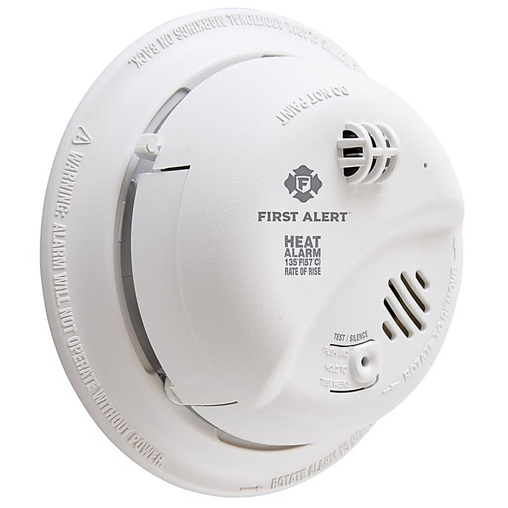 First Alert HD6135FB Hard-Wired w/Battery Back-up Ionization Heat Alarm