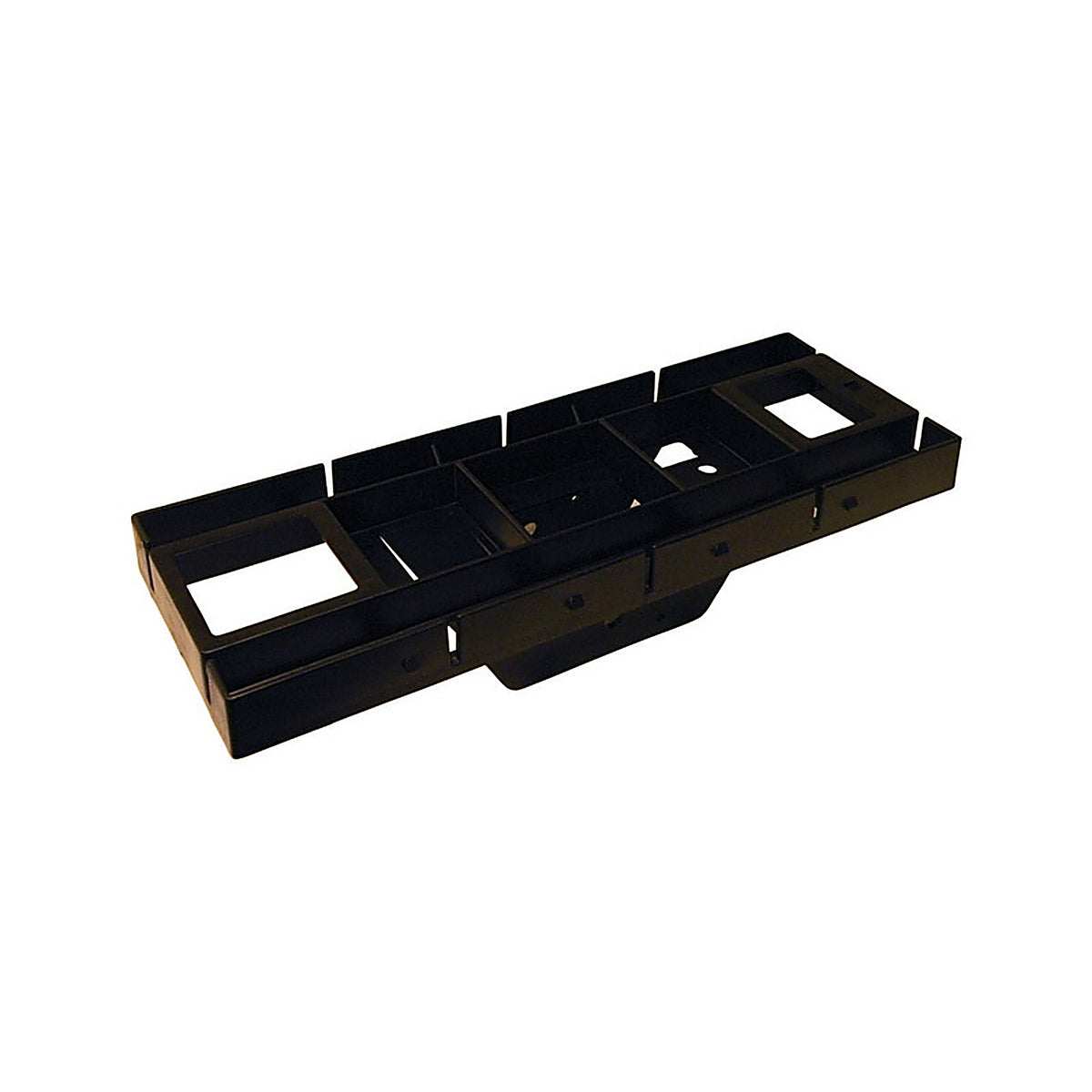 Gibraltar Mailboxes GMB225B Black Polymer Mailbox Mounting Board .15 Ga. 17 in. L