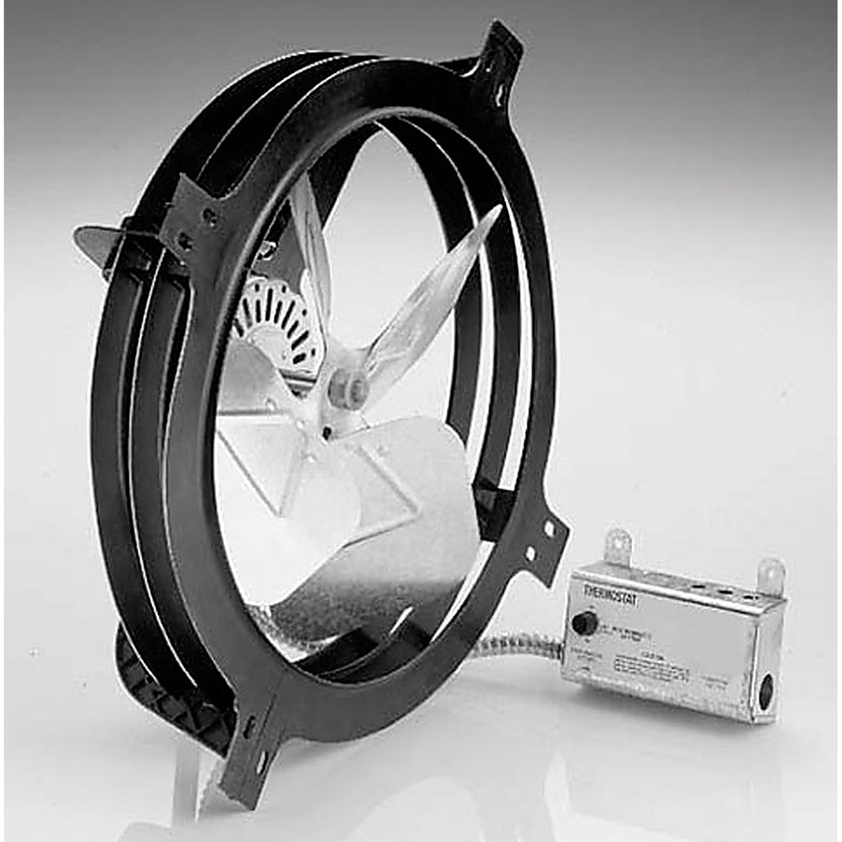 Air Vent - 53319 - 18 In. H X 17.8 In. W X 7.3 In. L X 15 In. D Plastic/Steel Gable Mount Power Fan