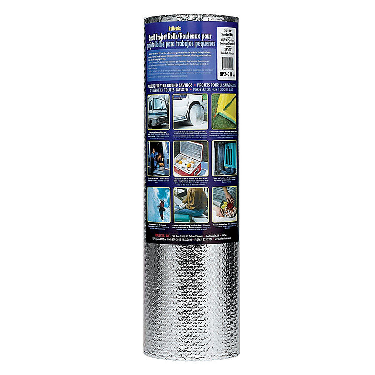 Reflectix - BP24010 - 24 In. W X 10 Ft. L X 0.31 In. R-3.7 to R-21 Reflective Radiant Barrier Insulation Roll 20