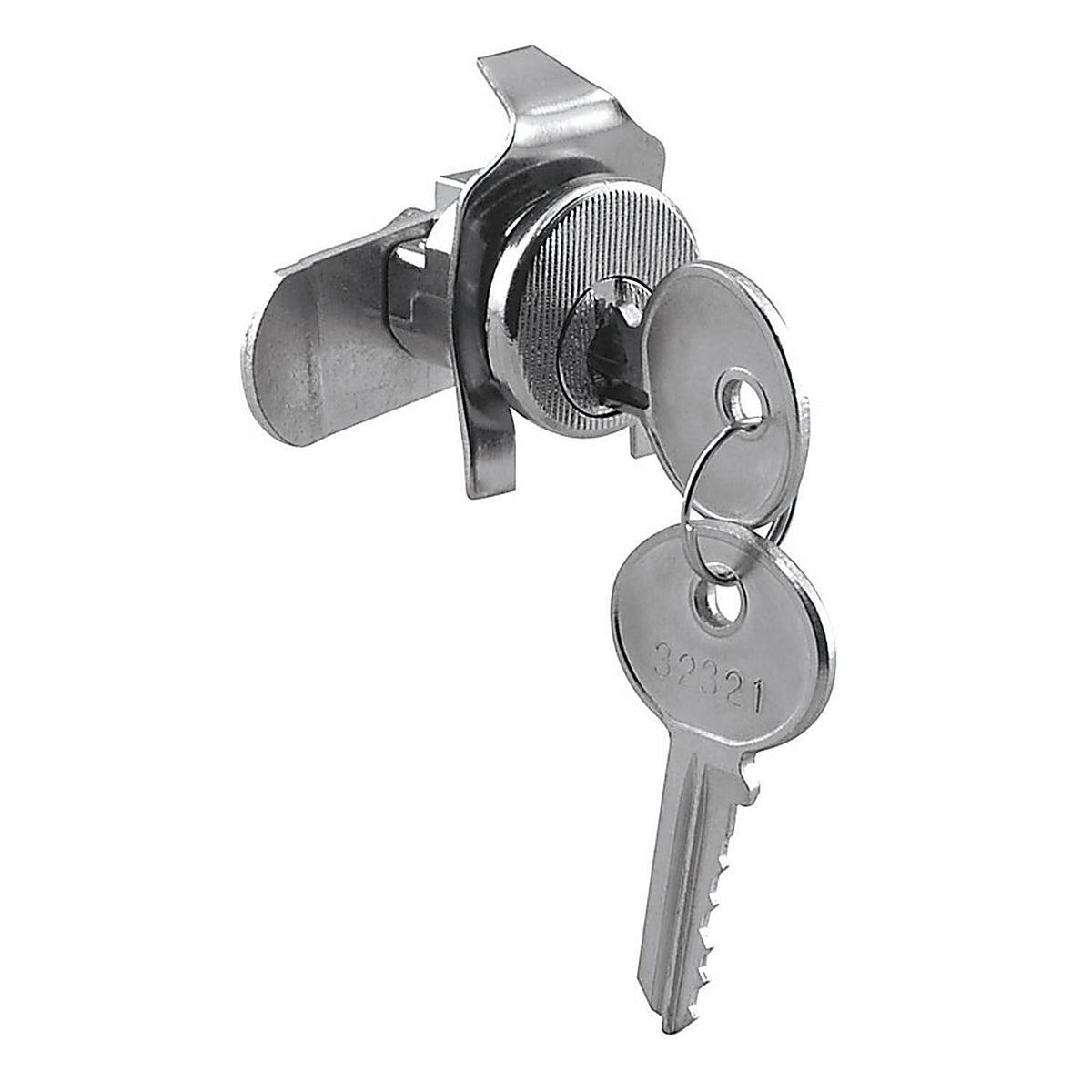 Prime-Line S4133 Brushed Nickel Steel Counter Clockwise Mailbox Lock
