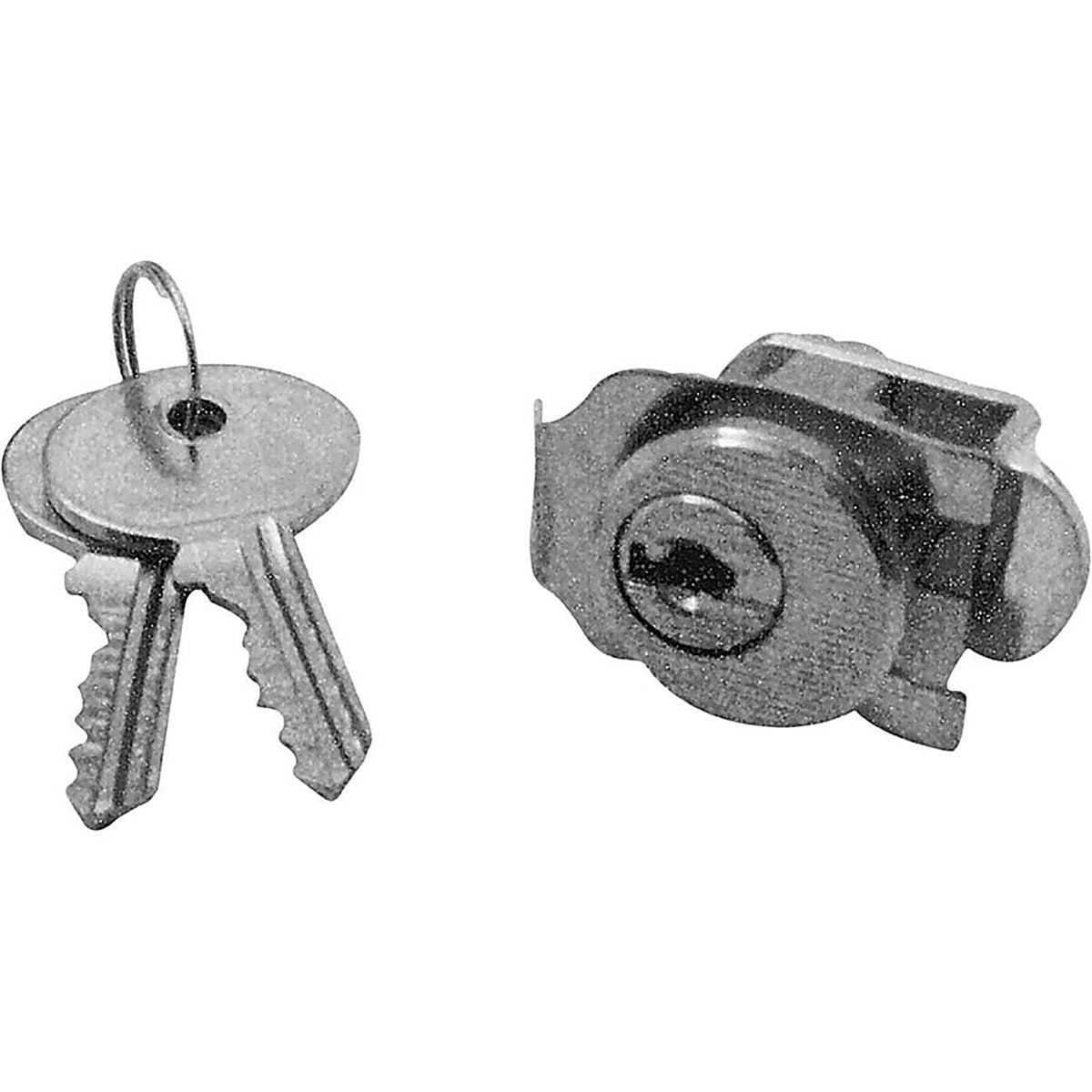 Prime-Line S4130 Nickel Steel Clockwise Mailbox Lock