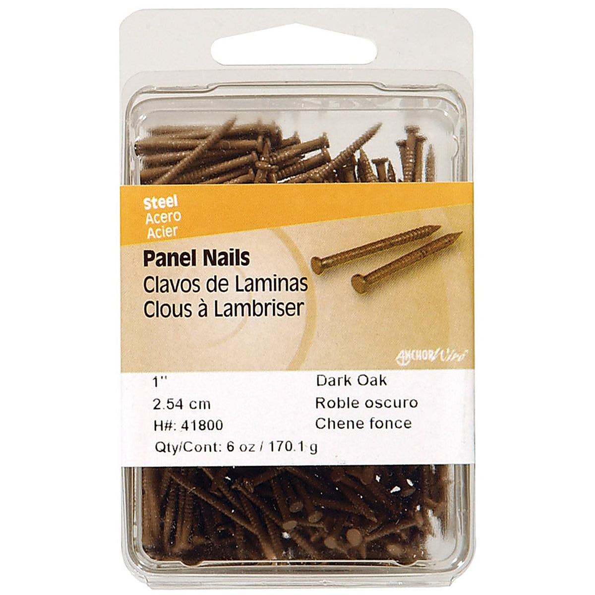Hillman 41801 1-5/8 in. Panel Steel Nail Flat