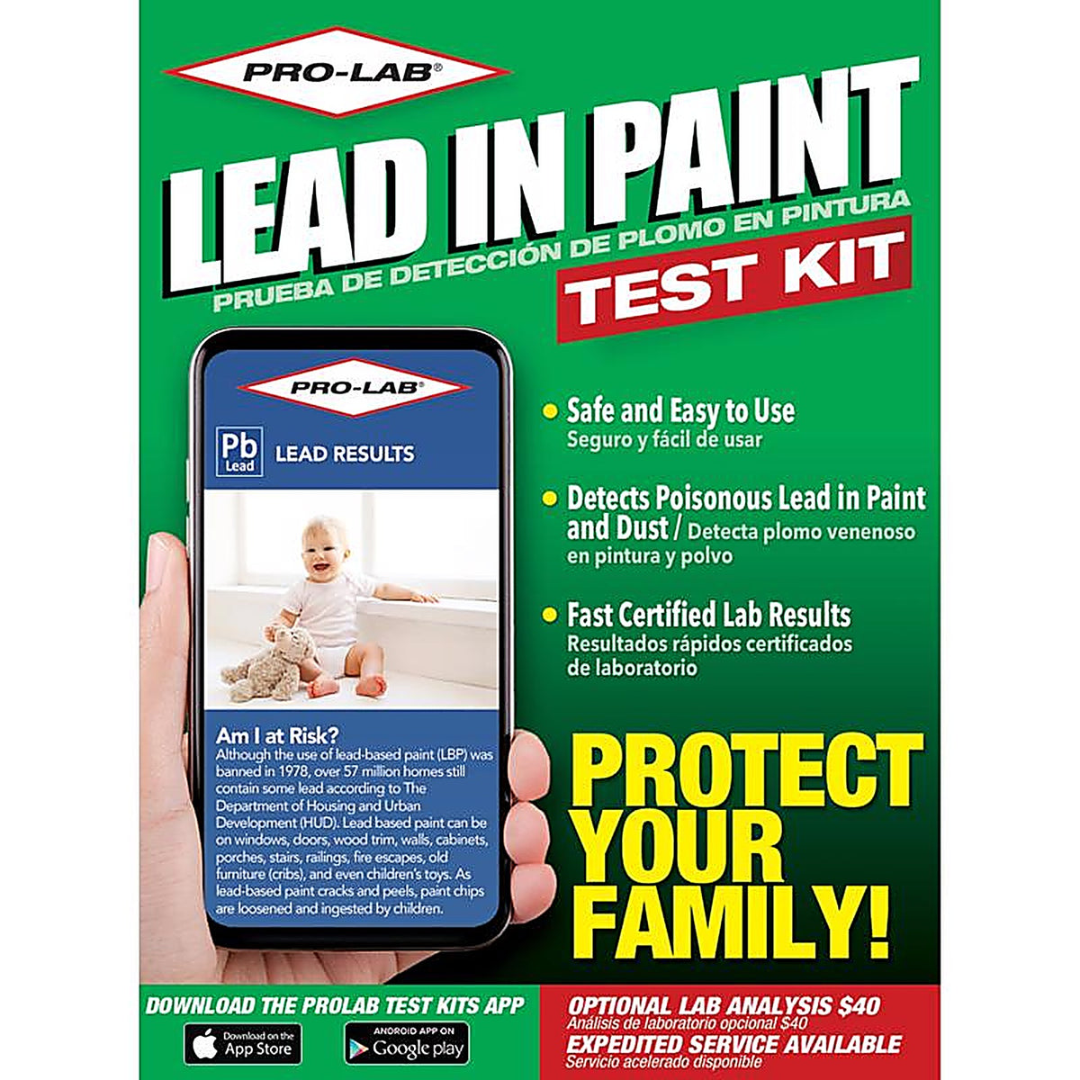 Pro-Lab - LP106 - Lead in Paint & Dust Test Kit 1 Pack