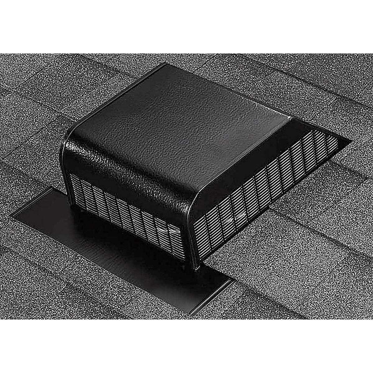 Air Vent - 85282 - 3.6 In. H X 15 In. W X 16 In. L X 9 In. D Black Aluminum Roof Vent Assembly