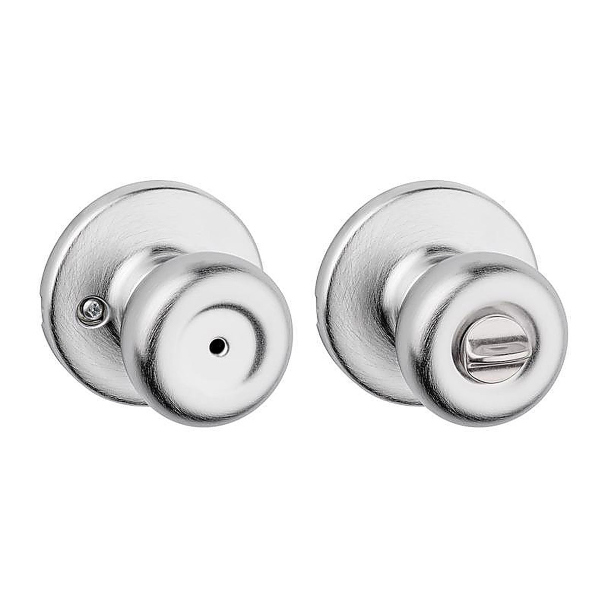 Kwikset 93001-927 Tylo Satin Chrome Privacy Lockset ANSI/BHMA Grade 3 1-3/4 in.