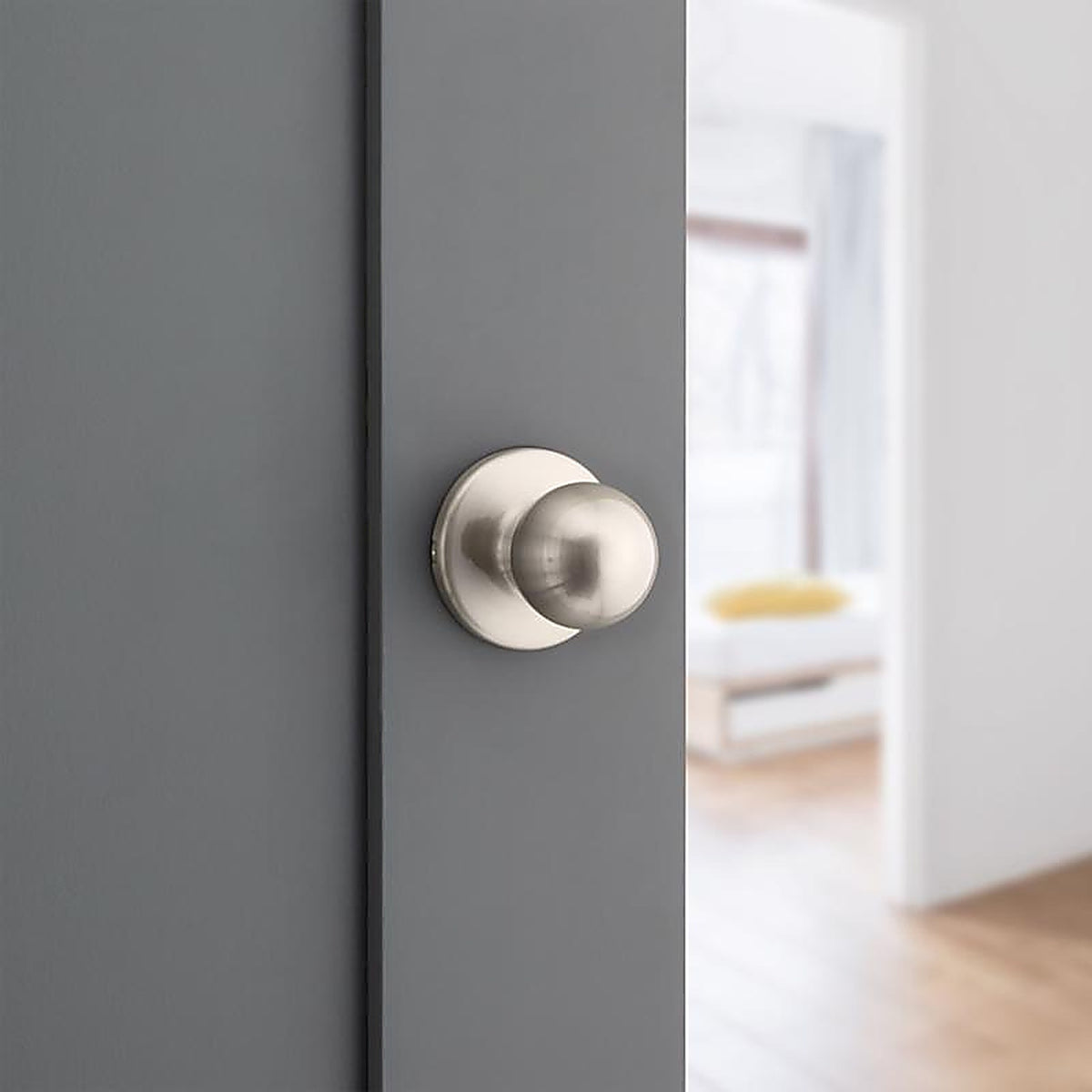 Kwikset - 92001-556 - Polo Satin Nickel Passage Lockset 1-3/4 In.