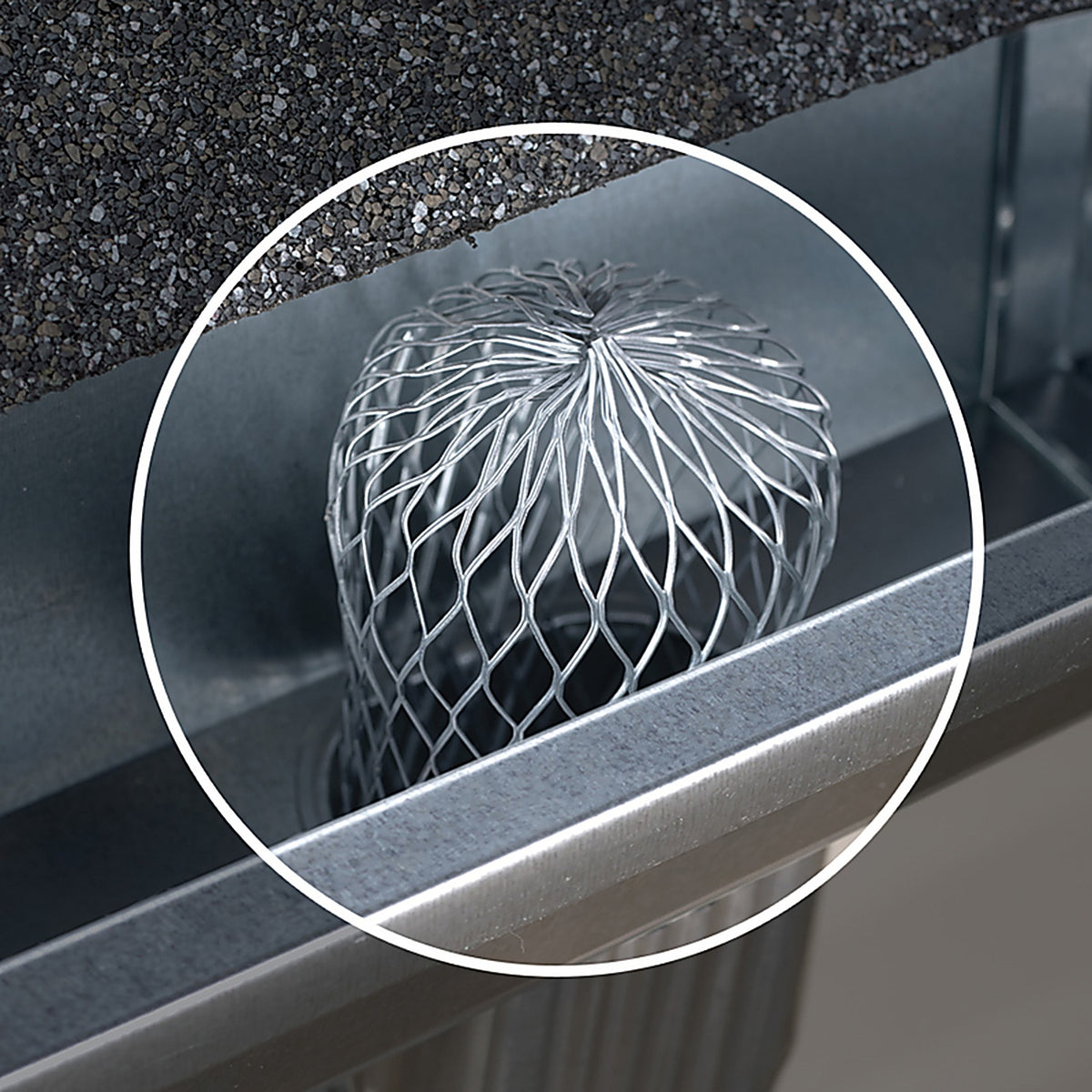 Amerimax 21059 2.8 in. W x 3 in. L Gray Aluminum Gutter Strainer