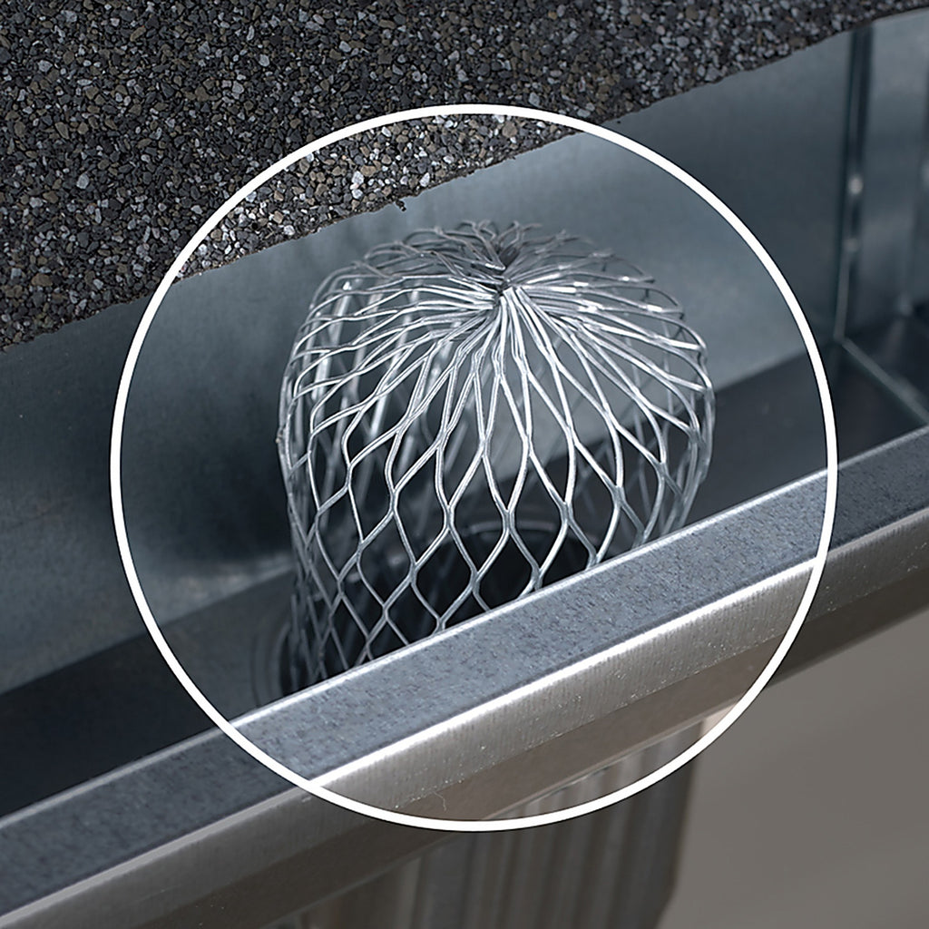 Amerimax 29059 3 in. W x 5 in. L Gray Galvanized Steel Gutter Strainer