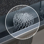 Amerimax 29059 3 in. W x 5 in. L Gray Galvanized Steel Gutter Strainer