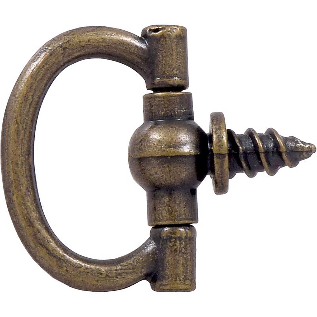 Hillman - 122226 - Antique Brass Gold Oval Ring Hanger 2 Piece