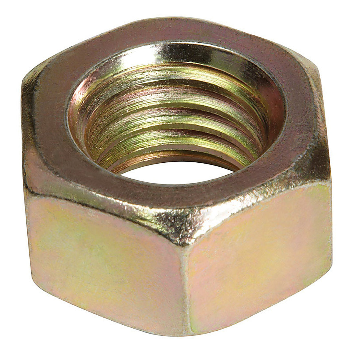 Hillman 180413 9/16 in. Zinc Dichromate Steel USS Hex Nut 50/Pack