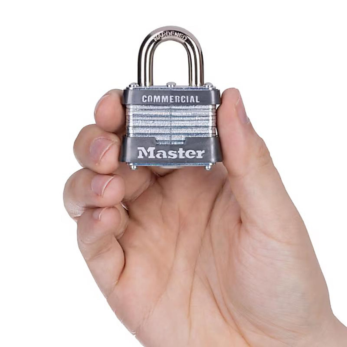 Masterlock - 1KA#2246 - Master Lock 1.75 In. H X 1.75 In. W X 1-3/4 In. L Laminated Steel Dual Ball Bearing Locking Exterior