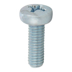 Hillman 914692 M4-0.7 x 12 mm L Phillips Pan Head Zinc-Plated Steel Metric Machine Screws 100/Pack