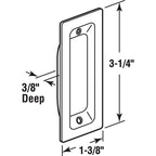 Prime-Line - N 6826 - 3.25 in. L Brass-Plated Gold Steel Pull Handle