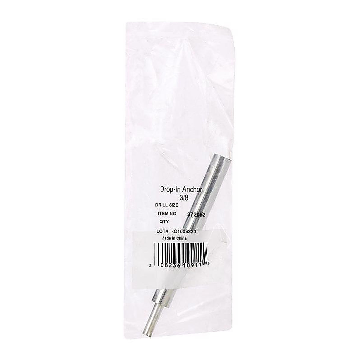 Hillman - 372092 - 3/8 In. D X 5 In. L Steel Round Head Setting Tool Drop-In Anchor 1 Pack