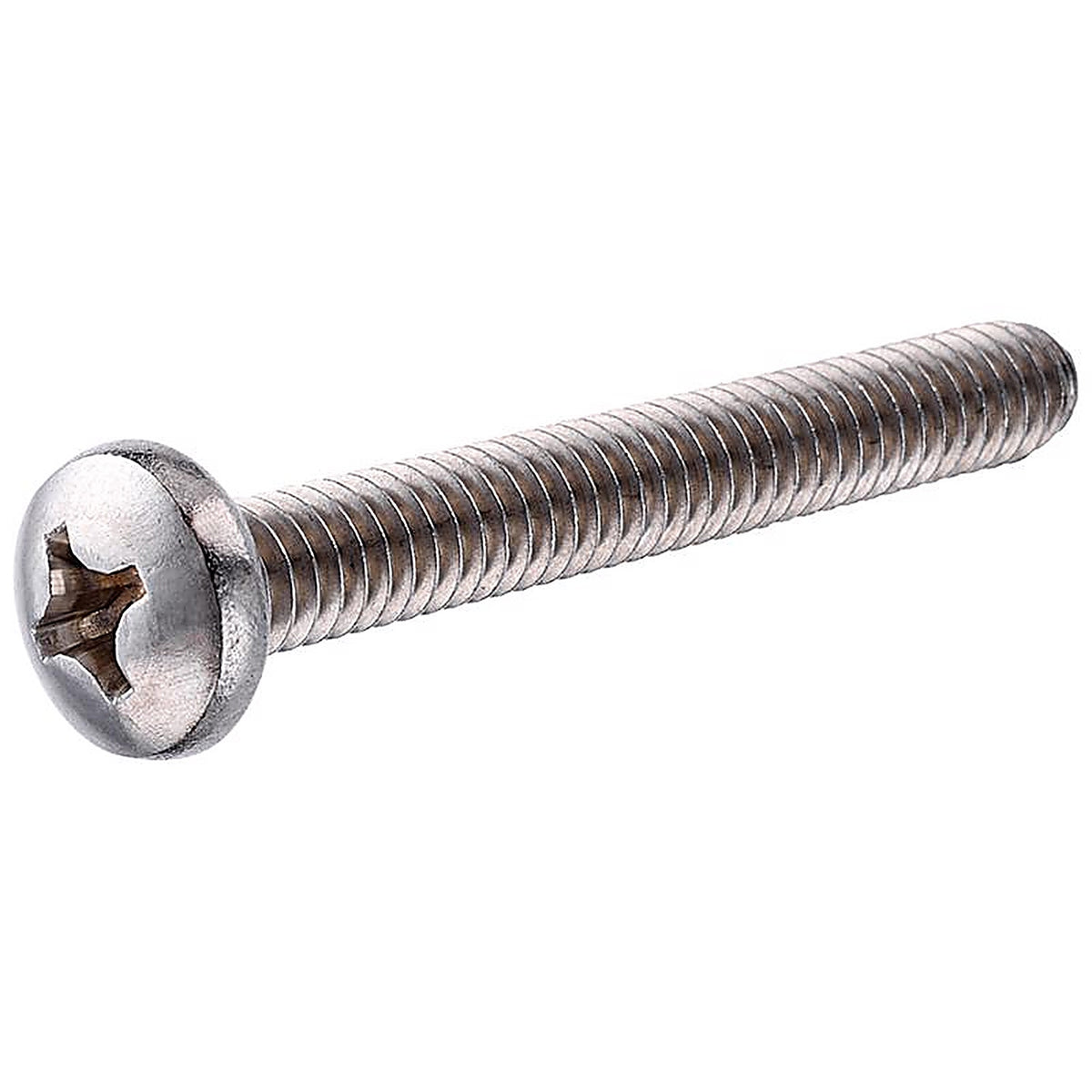 Hillman - 828546 - No. 10-32 Ga. X 2 In. L Phillips Pan Head Stainless Steel Machine Screws 1 Pack