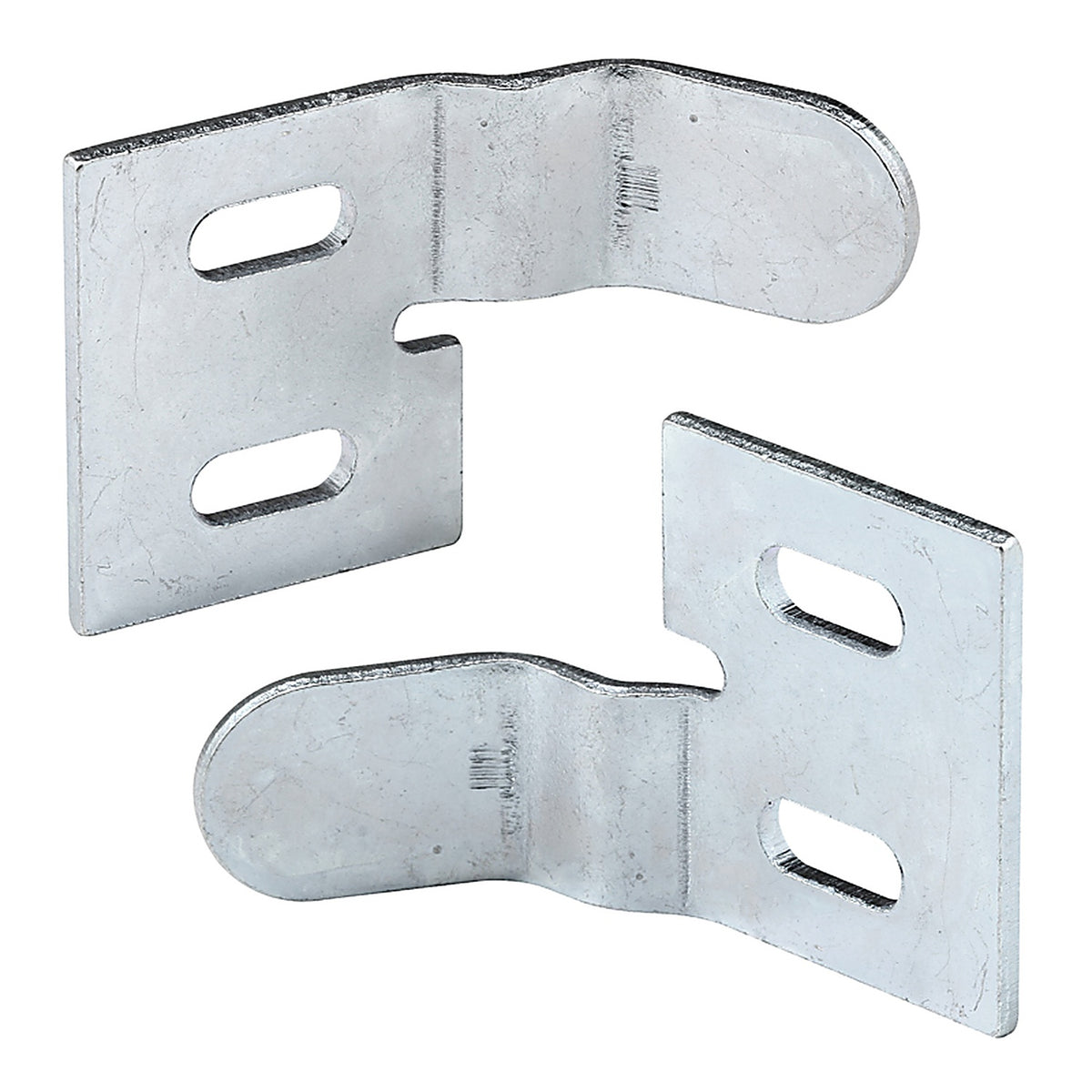 Prime-Line - N 6538 - Zinc-Plated Silver Steel Bi-Fold Door Aligner 2 pc