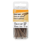 Hillman 532656 1-5/8 in. Panel Dark Oak Steel Nail Large