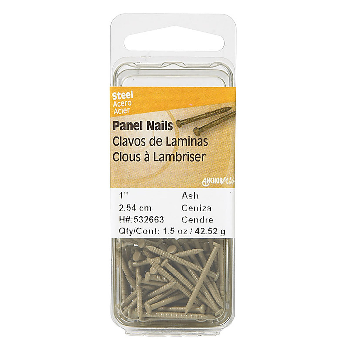 Hillman 532663 1 in. Panel Steel Nail Large