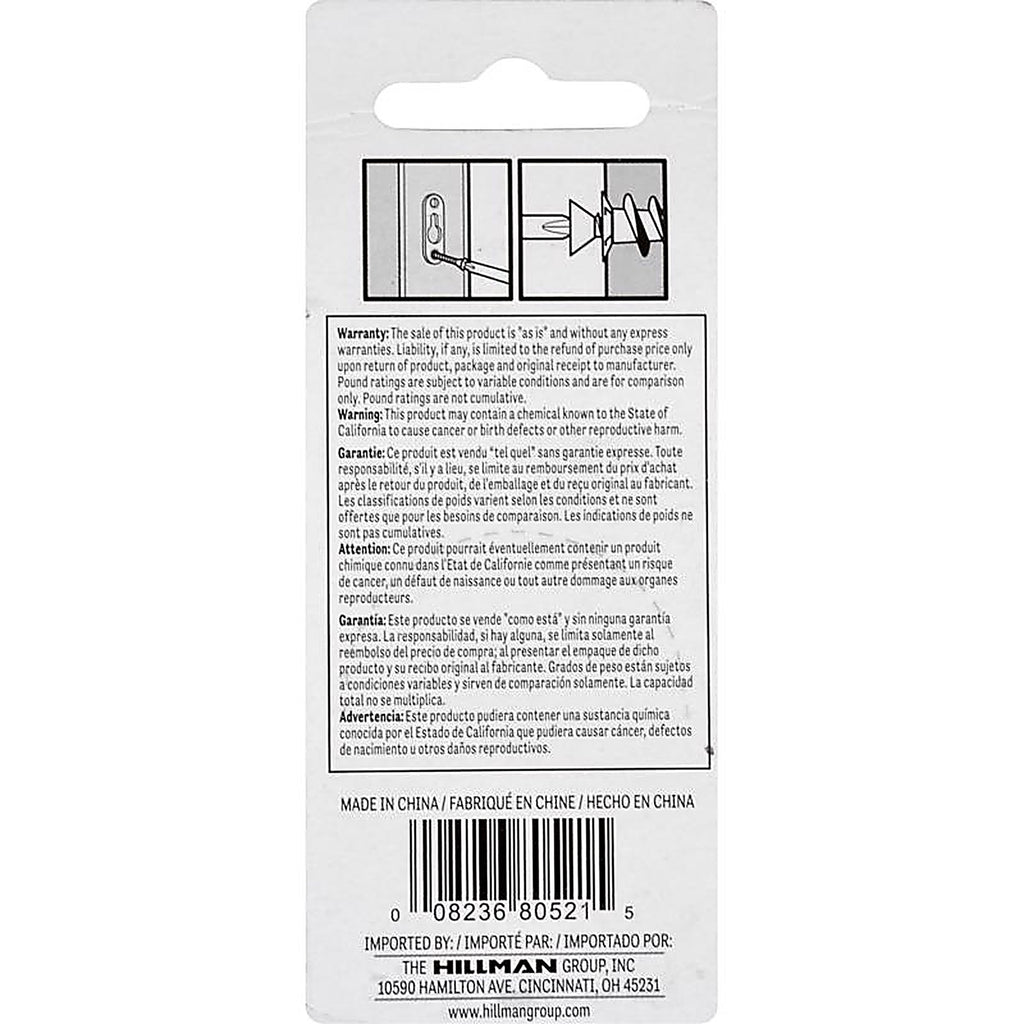 Hillman - 122213 - Steel-Plated Keyhole Picture Hanger 2 Pack