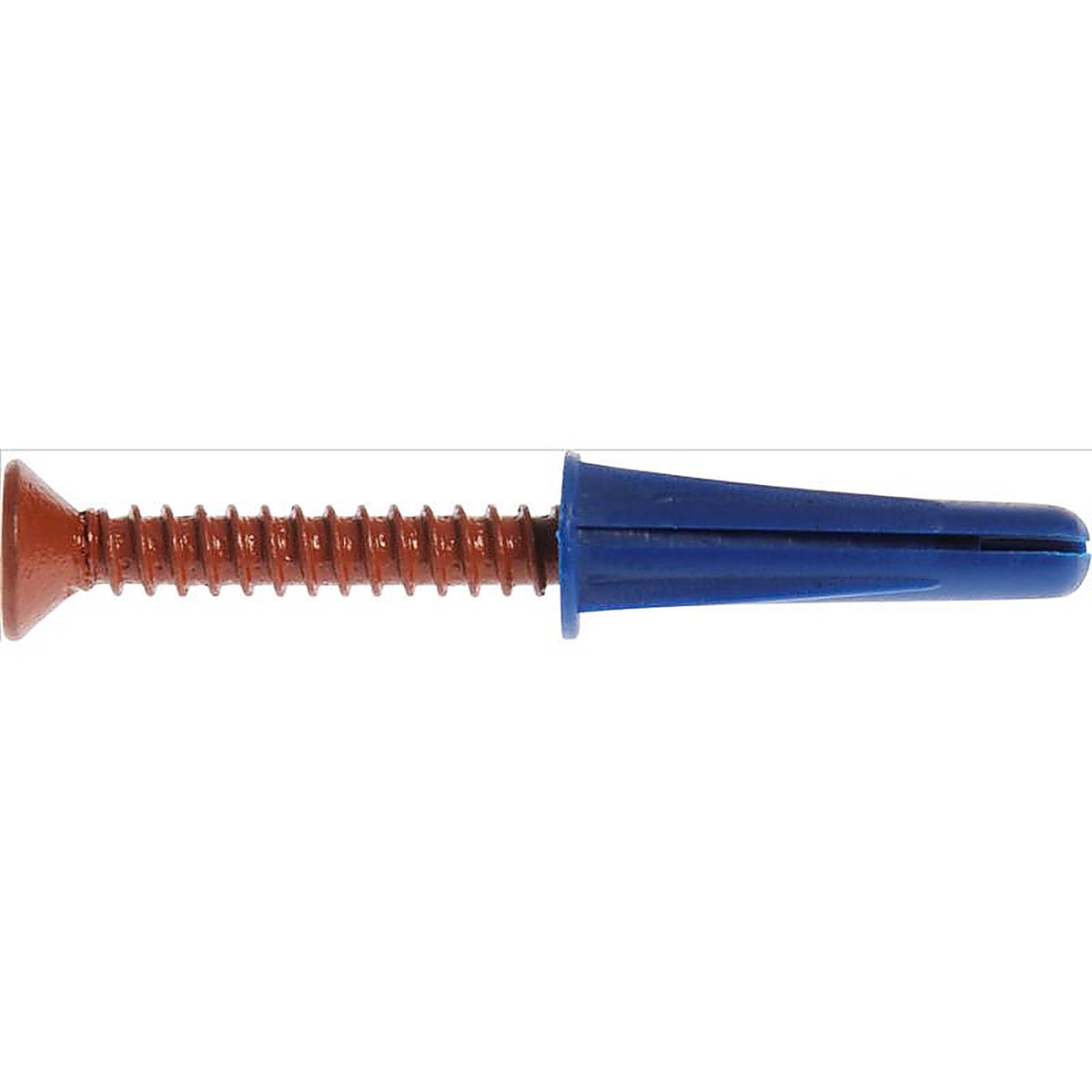 Hillman 5070 .190 in. Dia. x 1 in. L Plastic Flat Head Conical Anchor 4/Pack