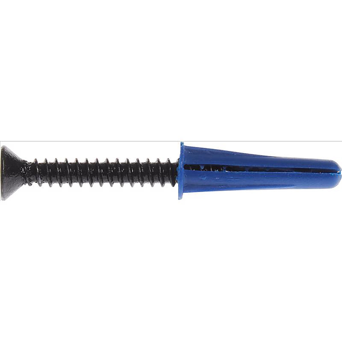 Hillman 5071 .190 in. Dia. x 1 in. L Plastic Flat Head Conical Anchor 4/Pack