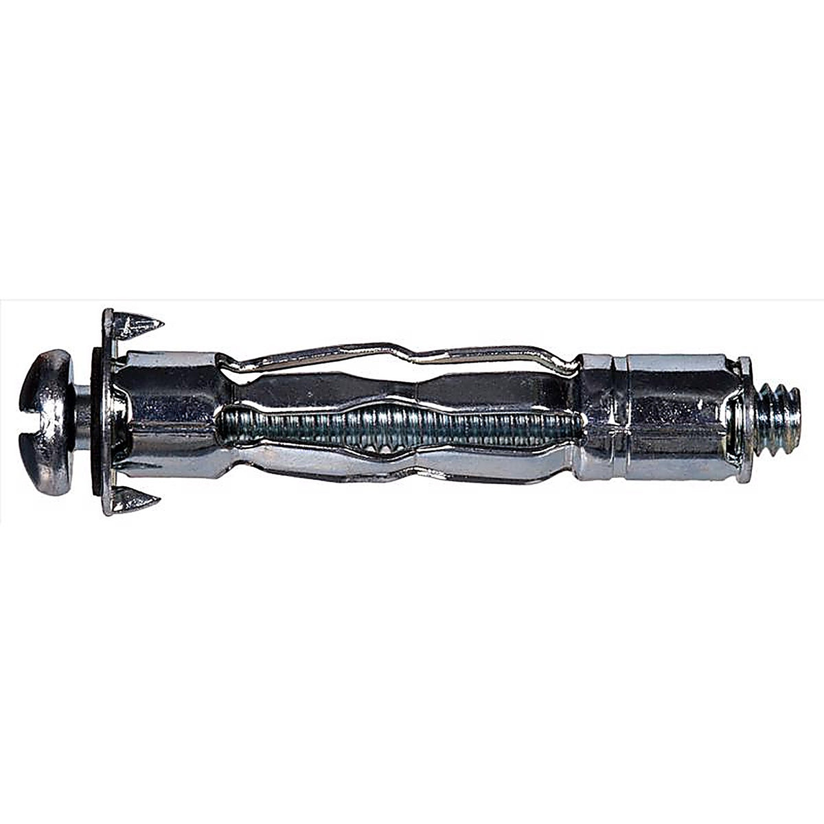 Hillman 5013 1/4 in. Dia. x 2 1/4 in. L Metal Pan Head Hollow Wall Anchors 2/Pack