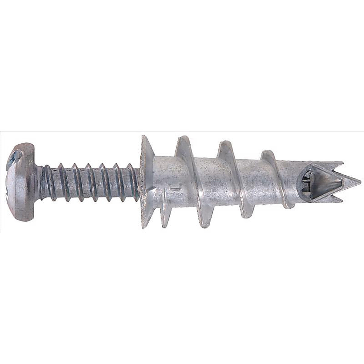 Hillman 41408 .164 in. Dia. x 1-1/4 in. L Zinc Pan Head Wallboard Anchors 10/Pack