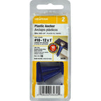 Hillman 5039 .190 in. Dia. x 1 in. L Plastic Pan Head Conical Anchor 10/Pack