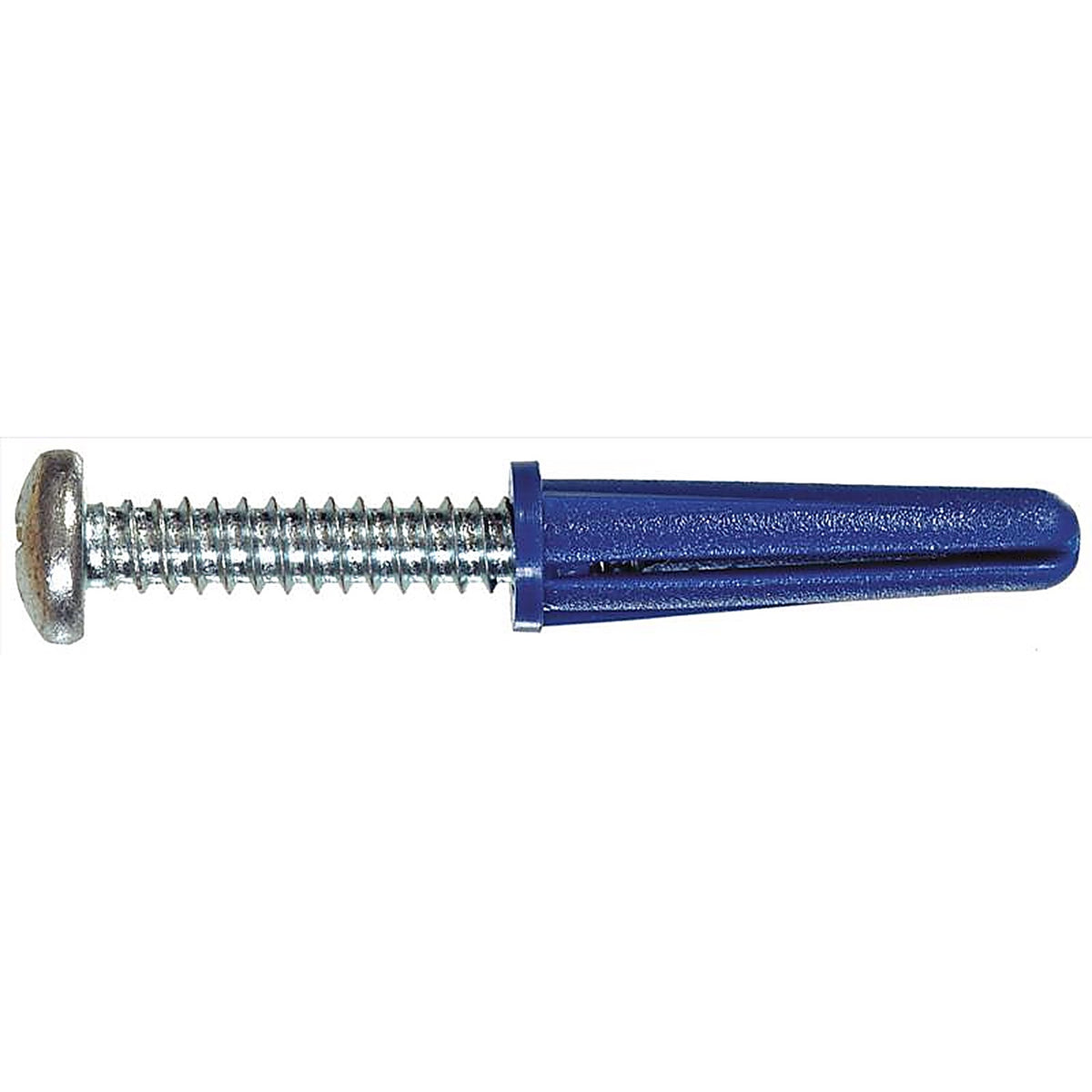 Hillman 5069 .25 in. Dia. x 1-3/8 in. L Plastic Pan Head Conical Anchor 2/Pack