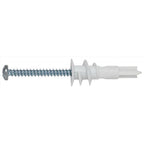 Hillman 41410 .138 in. Dia. x 1-1/4 in. L Nylon Pan Head Wallboard Anchors 20/Pack