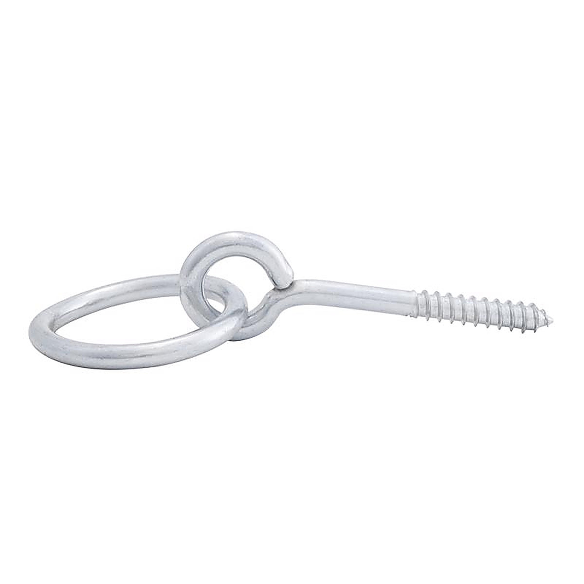 Hampton 02-3975-420 Large Zinc-Plated Silver Steel 3-5/8 in. L Rings w/Screw Eyes 350 lb 1 pk