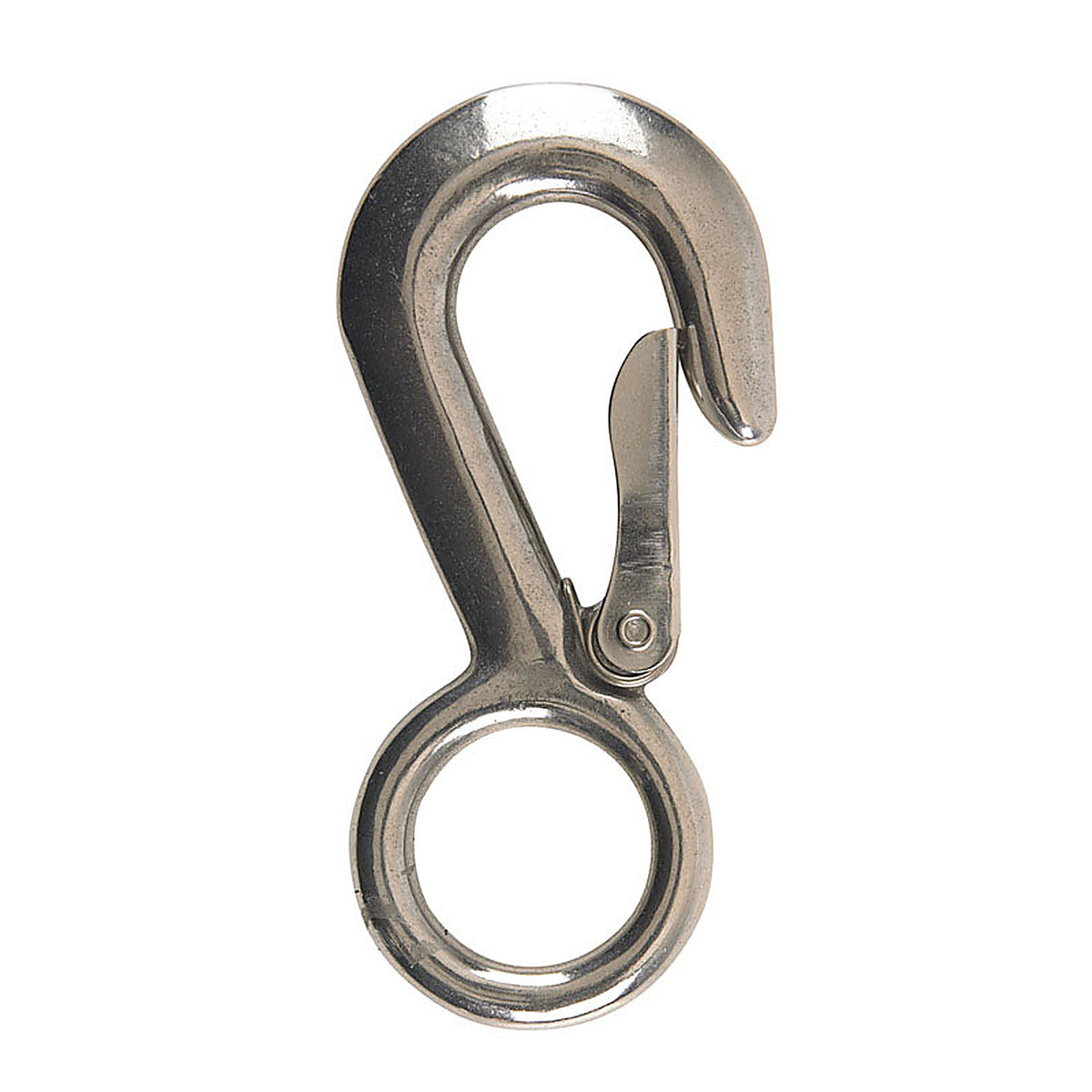 Campbell T7631614 1-1/8 in. D X 4-22/32 in. L Polished Stainless Steel Snap Hook 400 lb