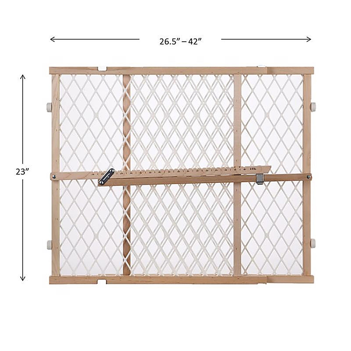 North States 4604 Brown 23 in. H x 26.5-42 in. W Wood Child Safety Gate