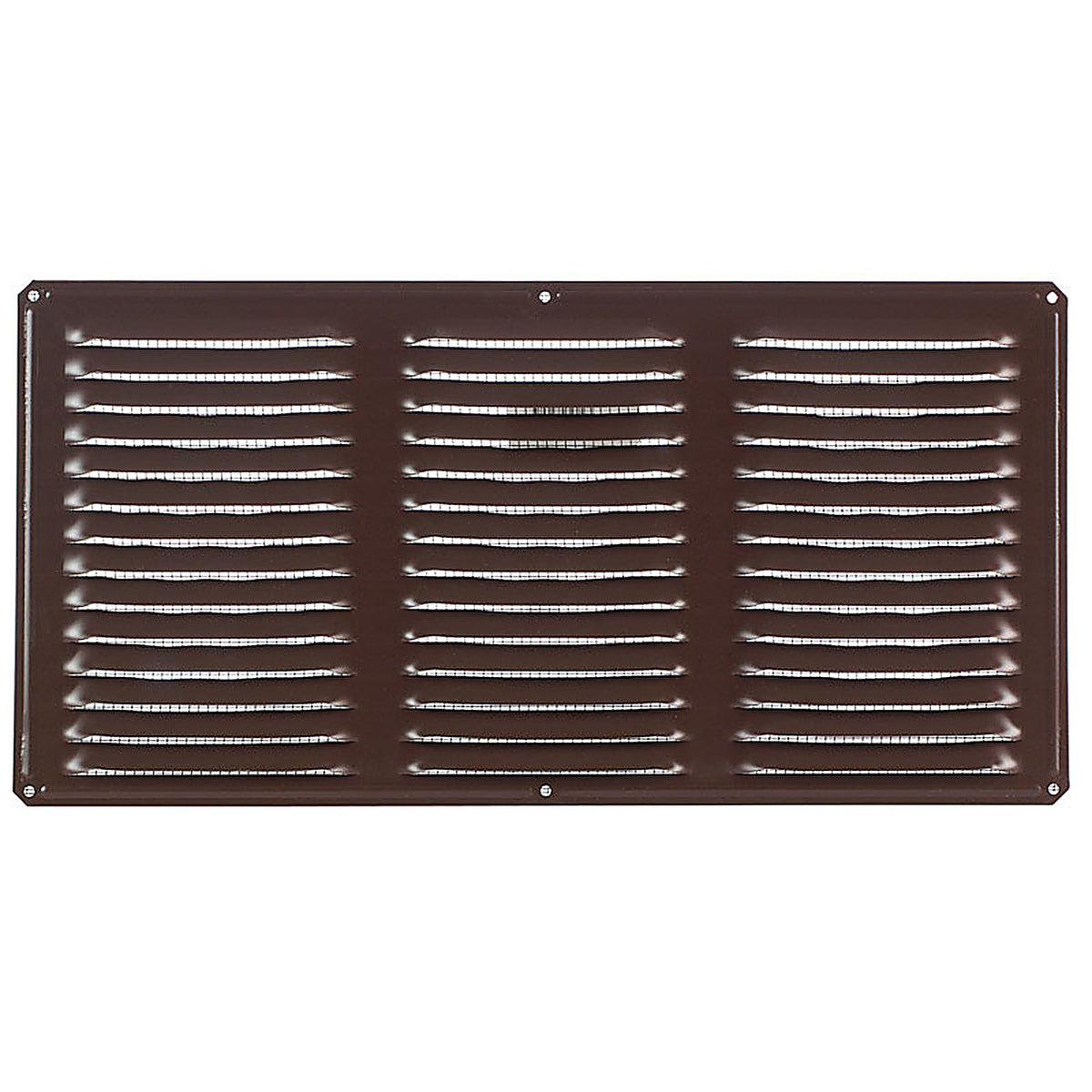 Air Vent 84212 8 in. H x 16 in. L Brown Aluminum Undereave Vent