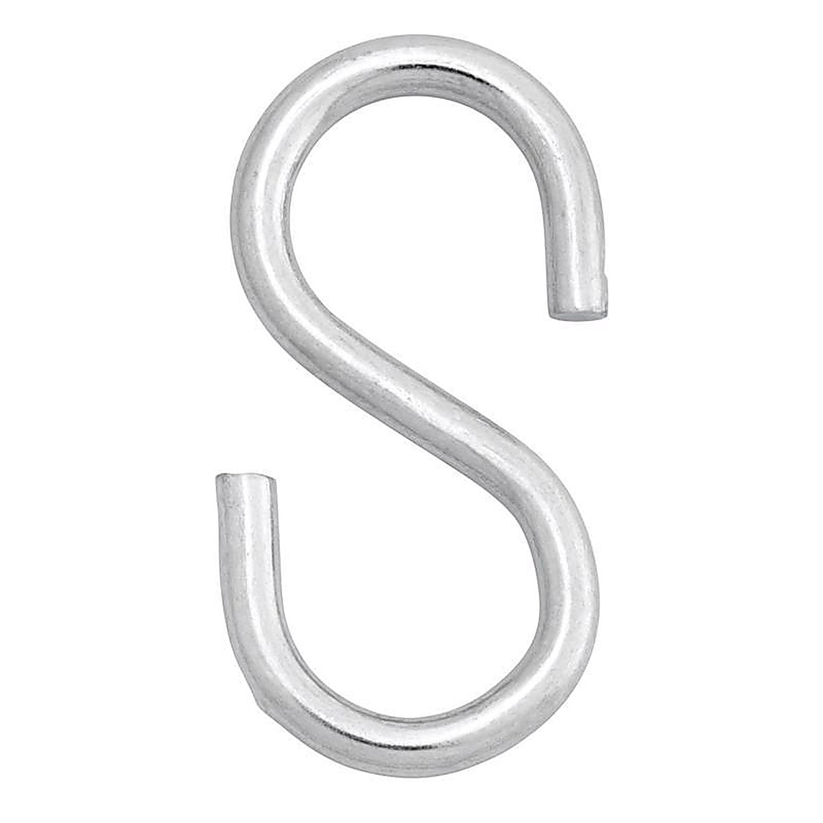Hampton 02-3483-820 Medium Zinc-Plated Silver Steel 2.125 in. L S-Hook 55 lb. 1/Pack