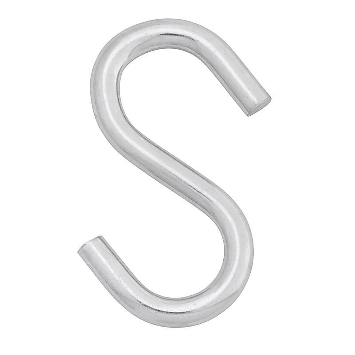 Hampton 02-3483-828 Medium Zinc-Plated Silver Steel 2.75 in. L S-Hook 160 lb. 1/Pack