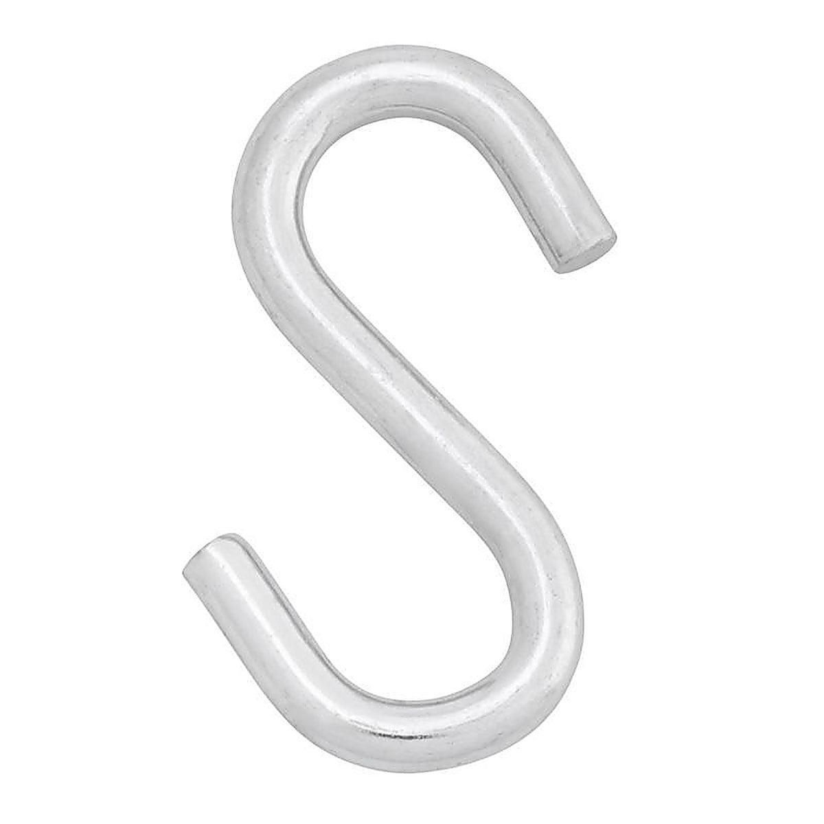 Hampton 02-3484-122 Small Zinc-Plated Silver Steel 3 in. L S-Hook 230 lb. 1/Pack