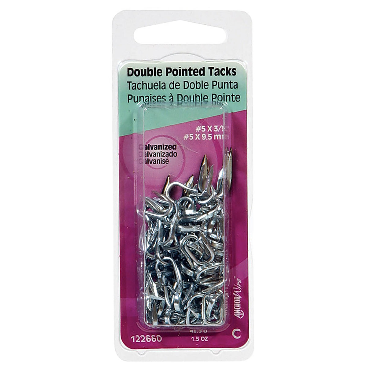 Hillman 122660 No. 5 Galvanized Steel Wire Cloth Staple 5 Ga. 1.5 oz.