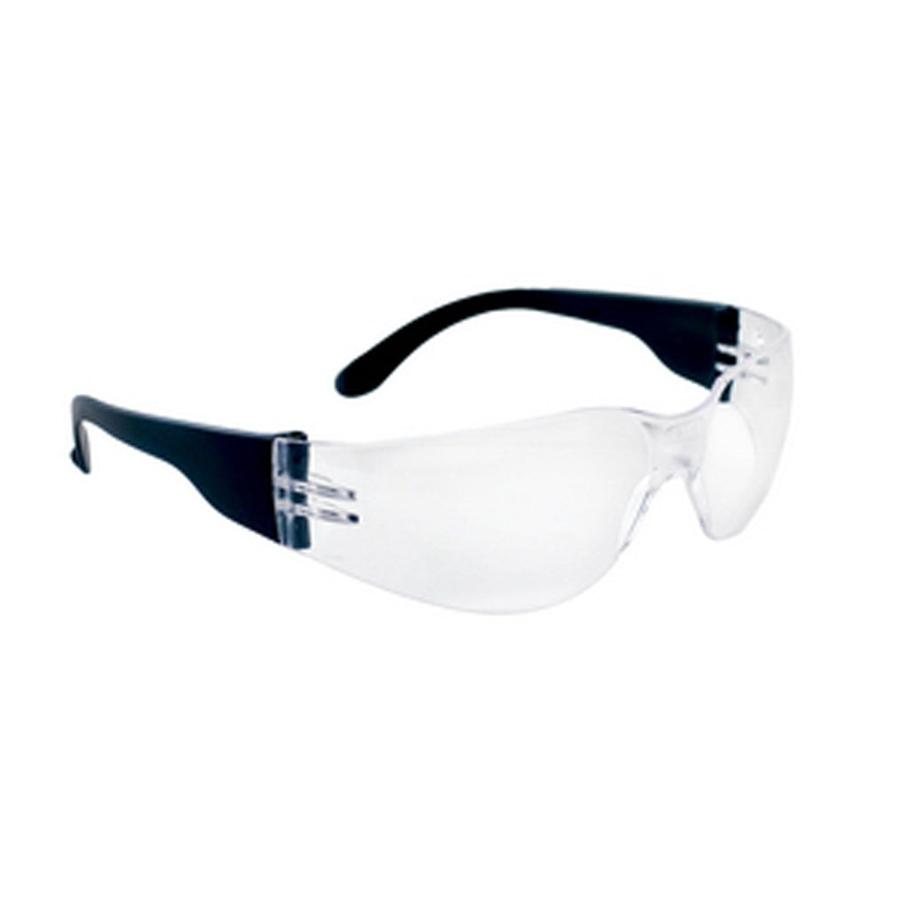 SAS Safety 5340-50 NSX Eyewear with Clamshell, Clear Lens/Black Temple