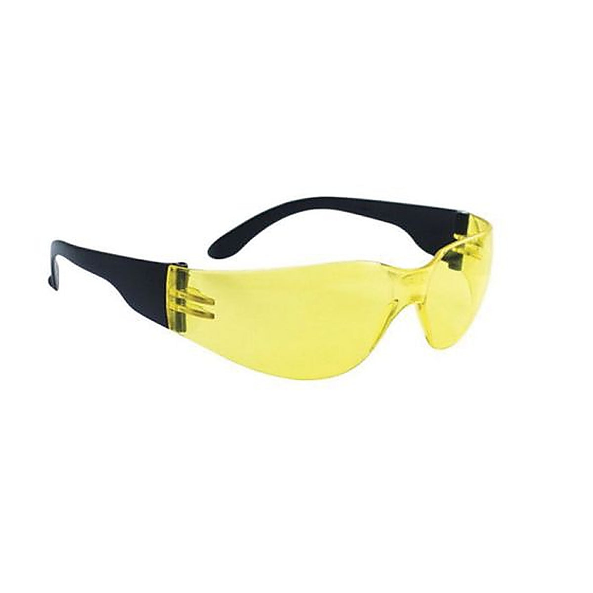 SAS Safety 5341 NSX Eyewear Yellow Lens, Black Temple w Polybag