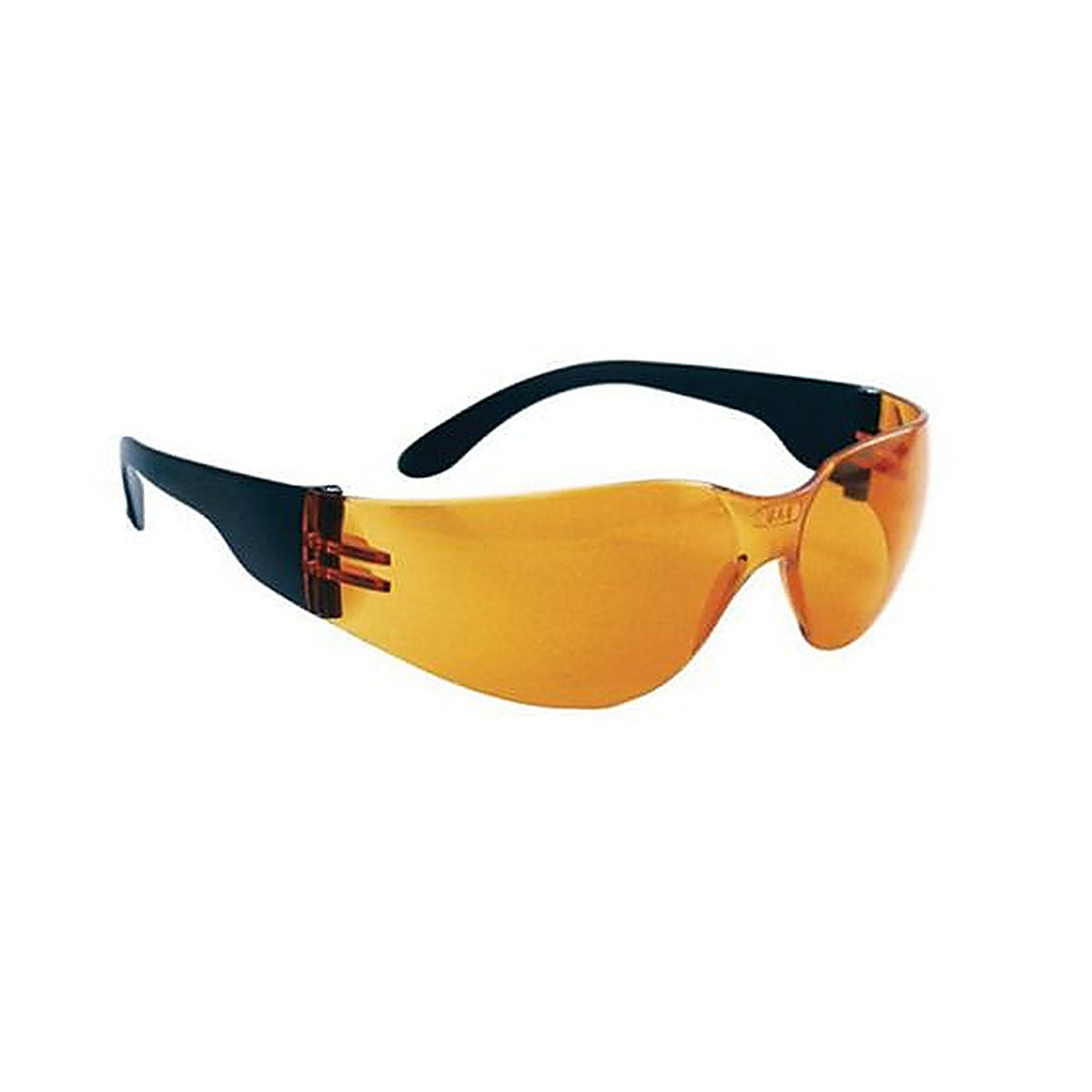 SAS Safety 5342 NSX Eyewear Orange Lens, Black Temple w Polybag