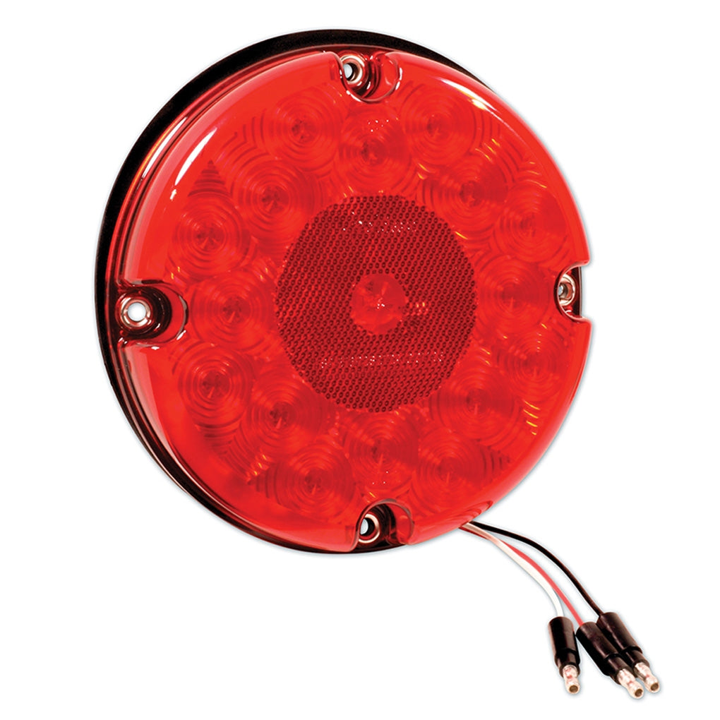 Grote 53422 Stop Tail Turn Lamp, 7in. , Red, LED Bus Lamp